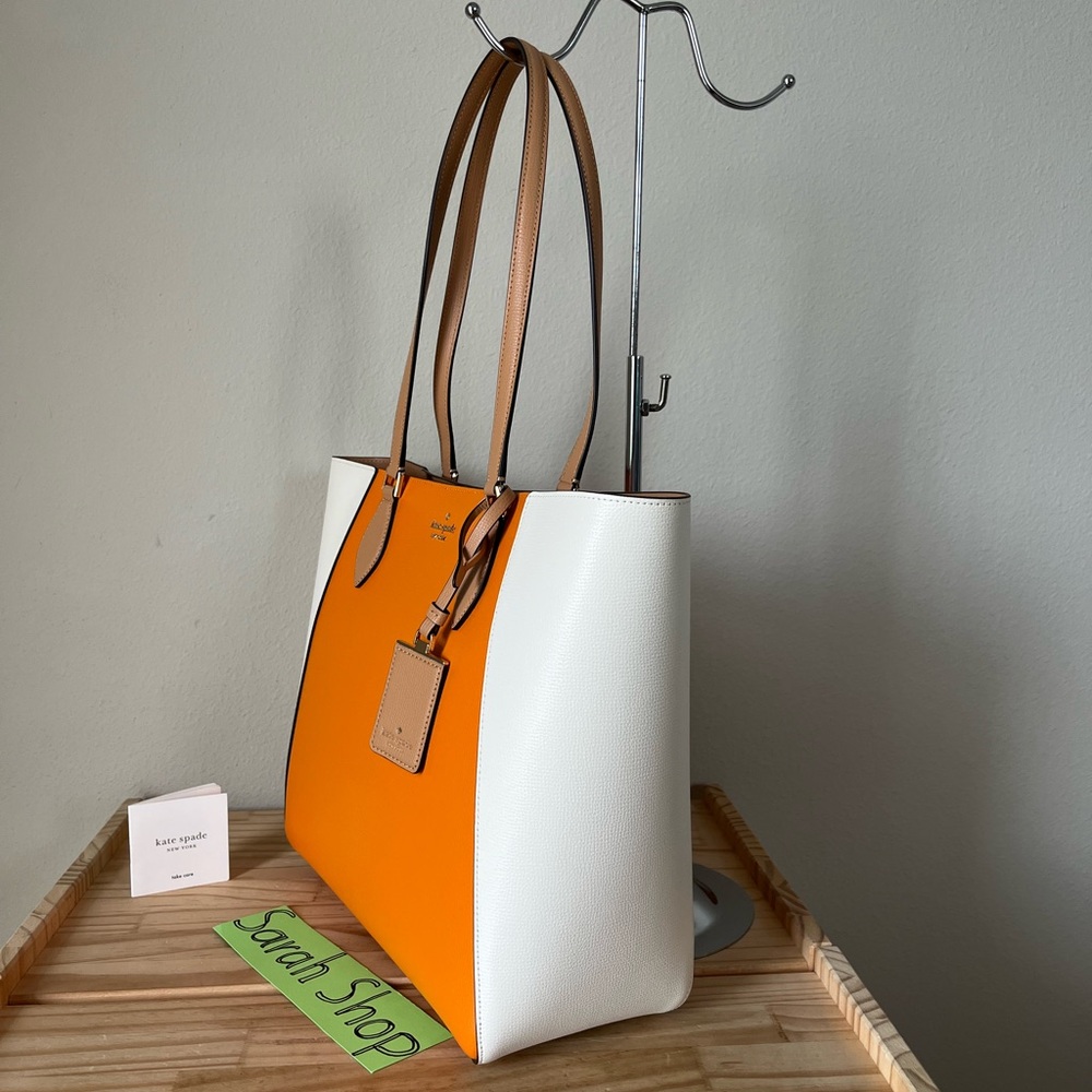 ♠️Kate Spade Poppy Colorblock Tote - Picture 4 of 13